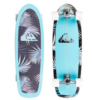 QUIKSILVER SKATEBOARD DARK PALM 32&quot;x9.9