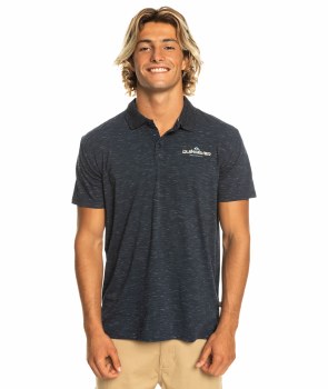 QS MEN'S POLO STRETCH TOP NAVY S
