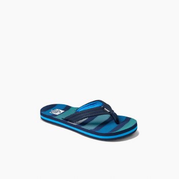 REEF JUNIOR AHI FLIP FLOPS DEEP SEA US J6/7