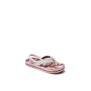 REEF AHI CORAL PINEAPPLES FLIP FLOPS C9/10