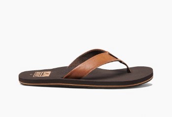 REEF JUNIOR TWIN PIN FLIP FLOPS BROWN US J2/3