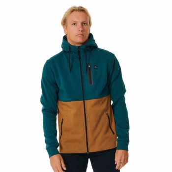 RC MEN'S A/S DEPARTED ZIP HOODY B/G XL