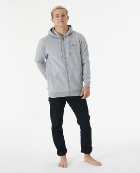 RC MEN'S CORP ICON ZIP HOODY GREY S
