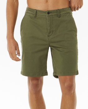 RC MEN'S CLASSIC SURF CHINO SHORT OLIVE 32