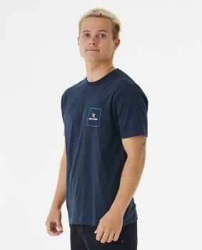 RC MEN'S CORP ICON TEE NAVY S