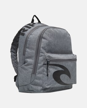 RIP CURL DOUBLE DOME 24L BACKPACK BRAND GREY