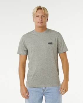 RC EASY EMBROID TEE GREY M