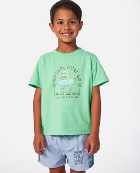 RC MINIS ENERGY LIZARD TEE GREEN 3-4