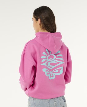 RC ICONS HERITAGE HOODY PINK 2XS