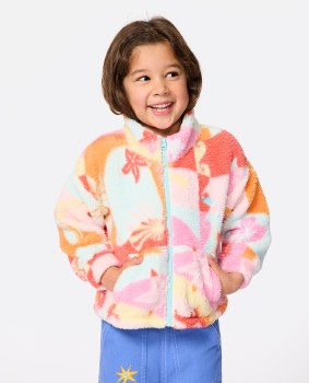 RC MINIS ISLAND DAYS ZIP FLEECE