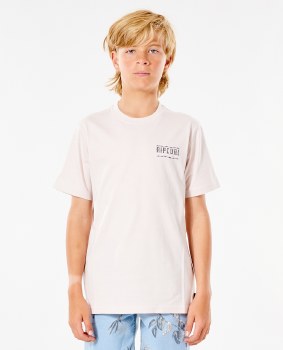 RIP CURL BOYS CUT OUT T-SHIRT DUSTY 14