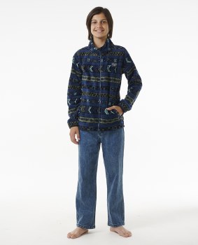 RC JNR FUN TIMES ZIP FLEECE NAVY 10