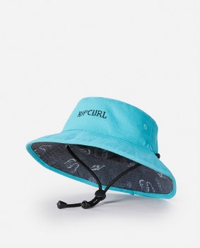 RC JUNIOR REVO WIDE BRIM HAT AQUA L