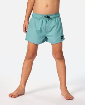 RC MINIS OFFSET VOLLEY SHORTS LAGOON 3-4