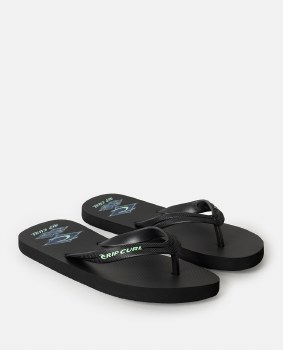 RC JUNIOR RAW ENERGY FLIP FLOPS BLACK EU38
