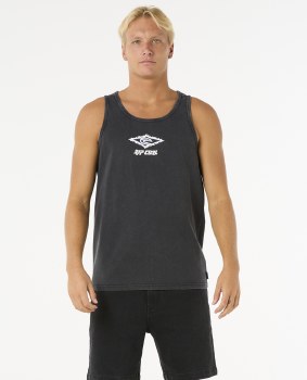 RC MEN'S RAW ENERGY SLOTH TANK BLACK S