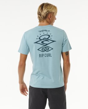 RC MEN'S SEARCH ICON TEE DUSTY BLUE XL