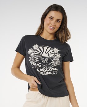 RC SUNBEAMS TEE WASHED BLACK S