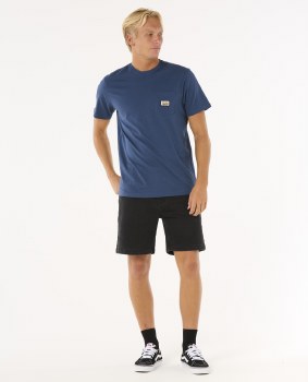 RC MEN'S SURF PARADISE TEE WASH NAVY S