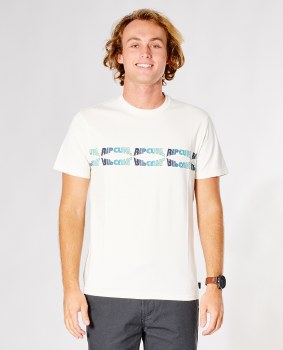 RC MEN'S SURF REVIVAL REFLECT TEE BONE L