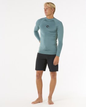 RC MEN'S WAVES L/S RASH VEST STONE XS