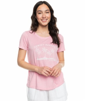 RX WOMEN'S CHASING THE WAVE TEE PINK XS
