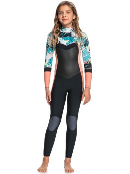 ROXY 5/4/3 CZ GIRLS SYNCRO CORAL AGE 12