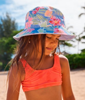 RX MINIS JASMINE PARADISE BUCKET HAT GRAPE