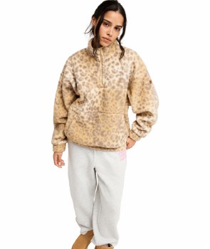 RX WOMEN'S JIVE TALKING 1/2 ZIP FLEECE WILD XS