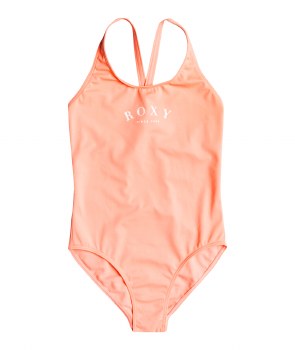ROXY JNR JUST GOOD VIBES 1PC CORAL 6