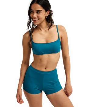 RX WOMEN'S NIGHT SURF BIKINI BOTTOM TEAL M