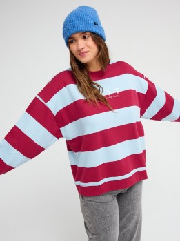 RX WOMEN'S STRICTLY STRIPES JUMPER CERULEAN S