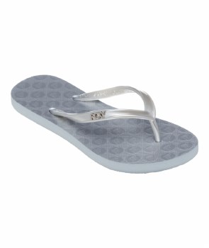 RX GIRLS VIVA VI FLIP FLOPS SILVER US C11