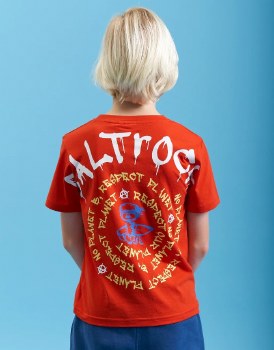SR JUNIOR ACTIVIST TEE RED 7-8