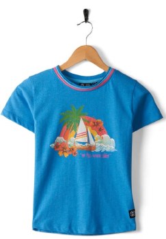 SR JUNIOR FLORAL LOST SHIPS TEE 7-8
