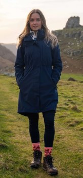 SR WOMEN'S NORTH WEST COAT BLUE 10