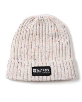 SR HERITAGE CHUNKY KNIT BEANIE CREAM