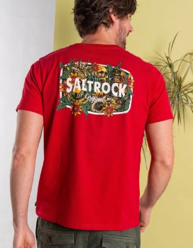 SR MEN'S JUNGLE WANDERER TEE RED S
