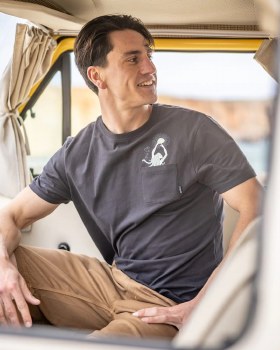 SR MEN'S MERMAID RISE T GREY XL