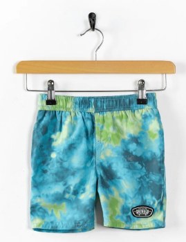 SR JUNIOR OCEAN SWIM SHORTS BLUE TIE 2/3