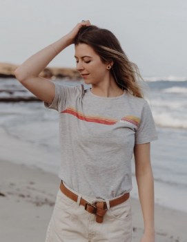 SALTROCK WOMEN'S RETRO RAINBOW TEE 16