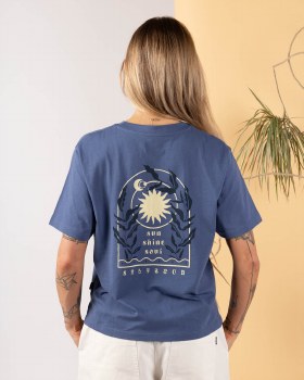 SR WOMEN'S SUNSHINE SOUL TEE BLUE XS