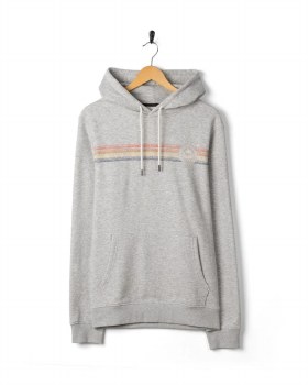 SR TRIBAL STRIPE HOODY GREY L