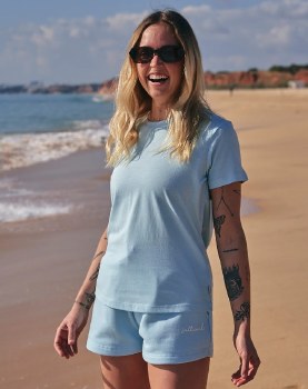 SR WOMEN'S VELATOR TEE LT BLUE 10