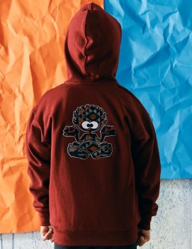 SR KIDS WILDS TOK LINED ZIP HOODY 9/10