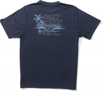 SC MEN'S A FRAME CROSSOVER TEE NAVY S