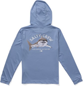 SC JUNIOR'S LURKING UV HOODY BLUE 8-9