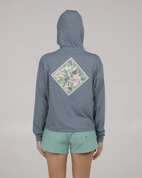 SC WOMEN'S TIPPET FULL LS UV HOODY FIN XS