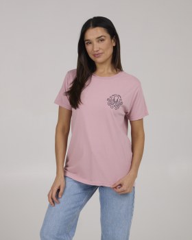 SC WOMEN'S CRAZY 8 BOYF TEE LILAC  XS