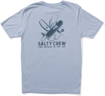 SC MEN'S POCKET KNIFE VINTAGE T BLUE L